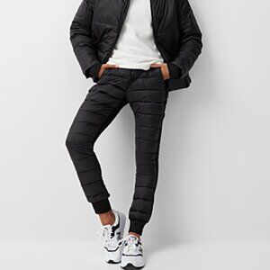 I.FiV5 - Semi-Quilted Brushed Hybrid High Waisted Jersey Joggers - SZ Small
